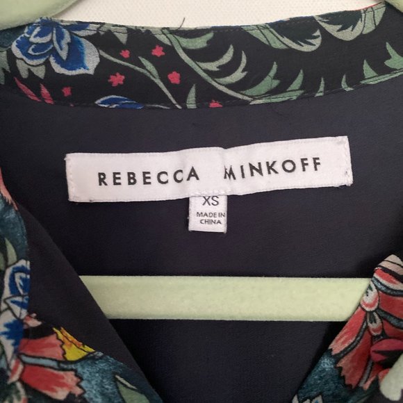 Rebecca Minkoff | Ollie Cocktail Dress | Black Floral | Size XS - Picture 4 of 11